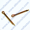METRIC COTTER PINS (ZINC PLATED GOLD).